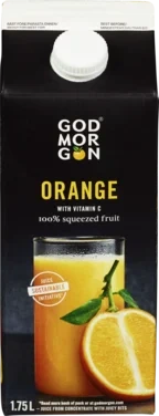 God Morgen Juice Appelsin/M Fruktkjøtt 1,75l