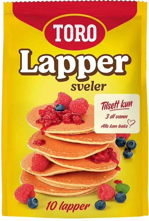 Lapper/sveler Mix 220g Toro