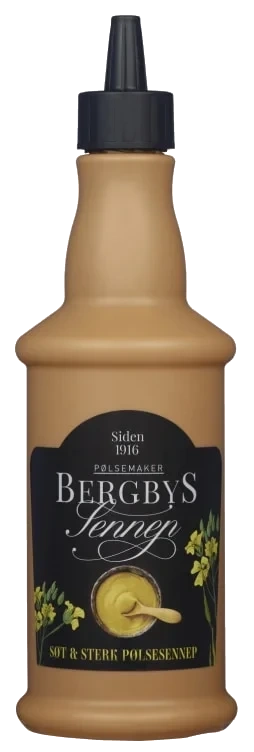 Sennep Søt&Sterk 460g Bergbys