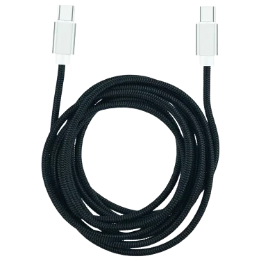 Ladekabel Met Light Til C Sort 2m