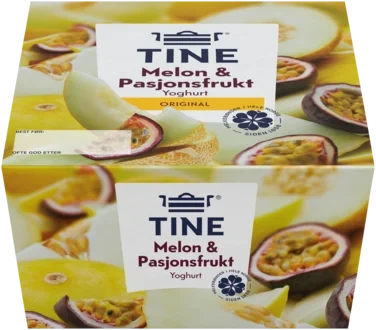 Tine Yoghurt Melon & Pasjonsfrukt 4x150 G