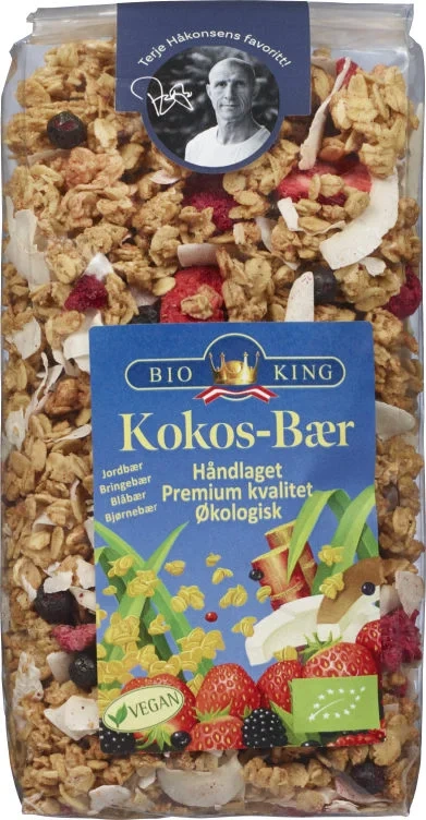 Crunchy Kokos&Bær Økologisk 375g