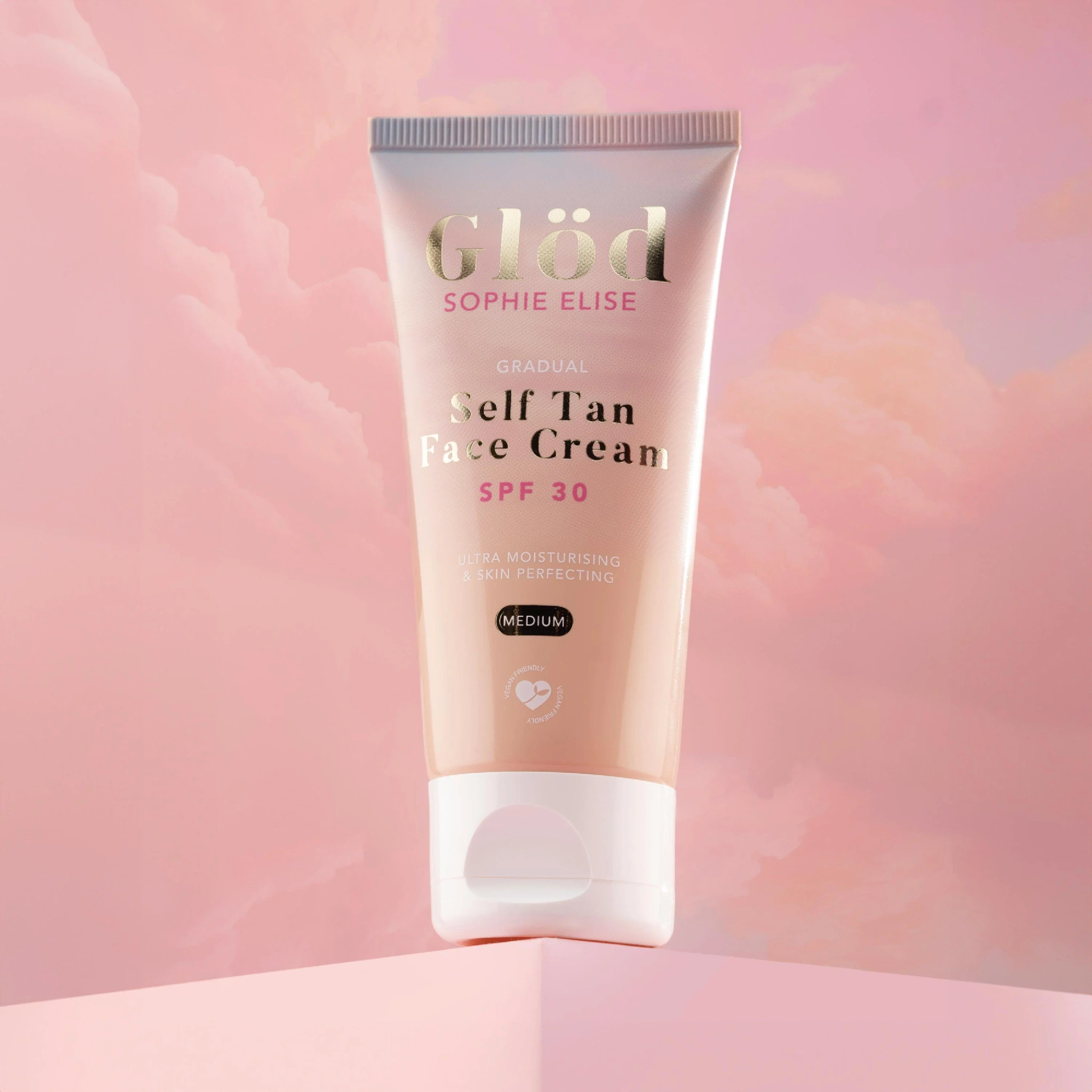 Glöd Sophie Elise Gradual Self Tan Face Cream SPF30, 50 ml