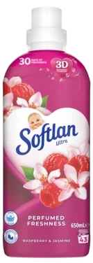 Softlan Perfumed Freshness Raspberry And Jasmine Skyllemiddel 650 ml