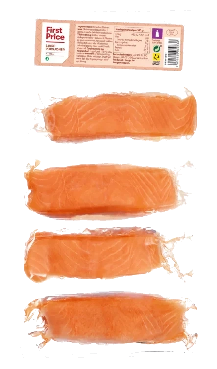 Lakseporsjoner 400g First Price