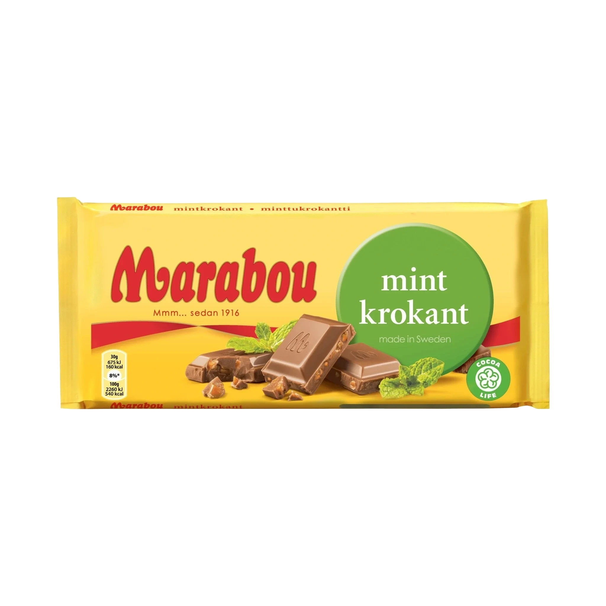 Marabou Mintkrokant 200 g DATOVARE