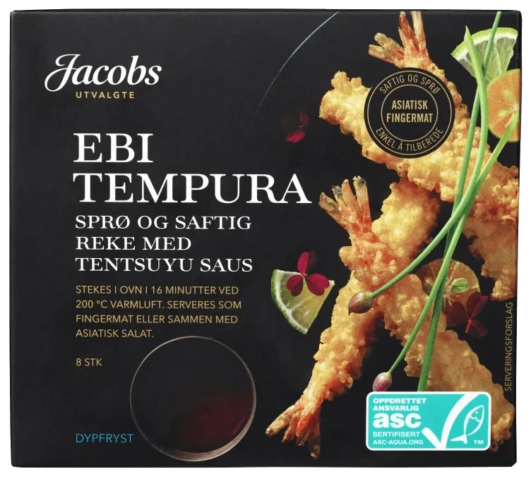 Ebi Tempura Reke 180g Jacobs Utvalgte