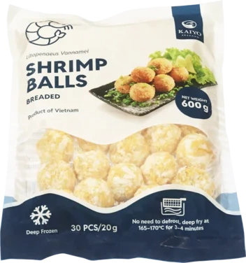 Rå Panerte Scampi Baller 20 g (600 g Bag)