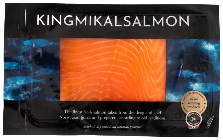Laks Einerrøykt skivet Ca170g Mikals Laks