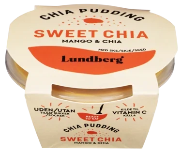 Lundberg Chia Pudding Mango 125g