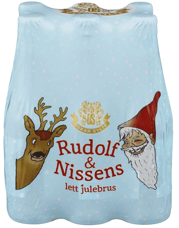 Rudolf & Nissens Julebrus Lett 0,33lx6 flaske