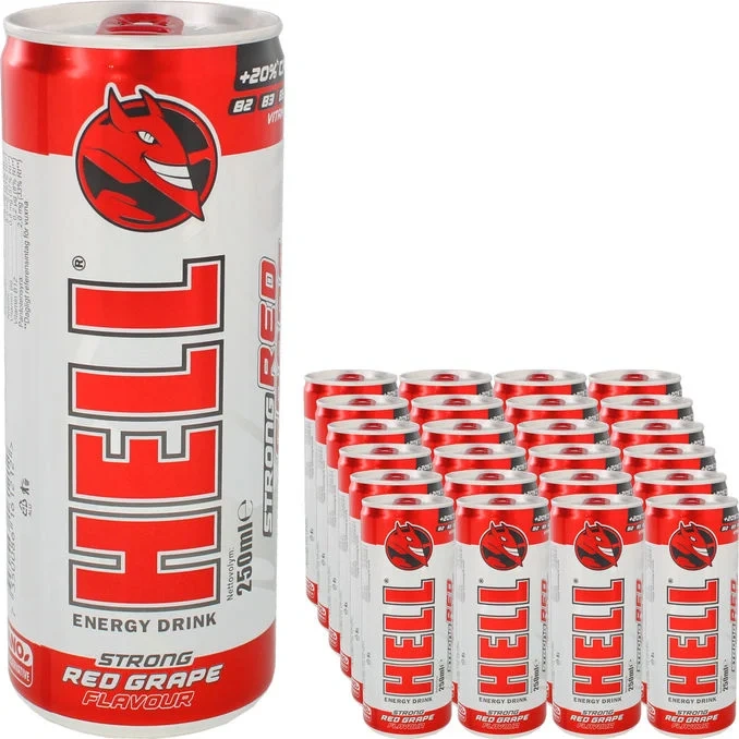 Energidryck Röd Druva 24-pack