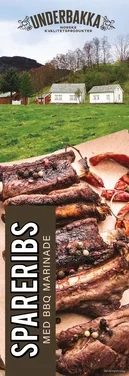 Svin Spareribs Bbq Mar. Sv Ca 800g Underbakka