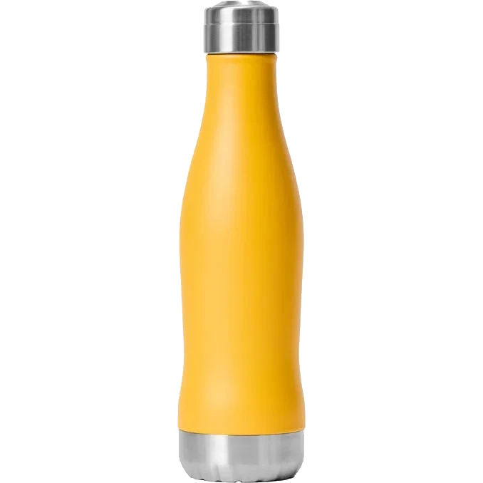 Vattenflaska Matte Yellow 400 ml