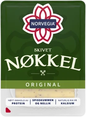 Norvegia Nøkkelost skivet 150g