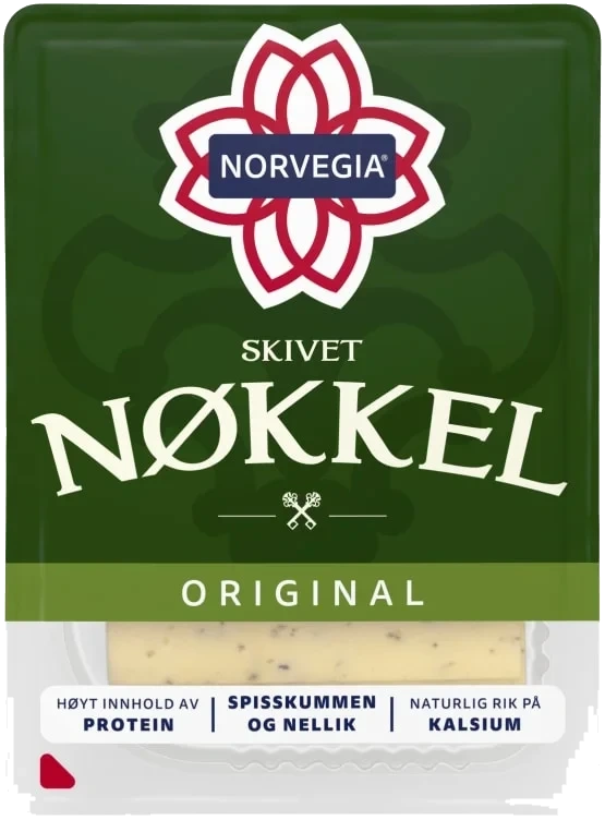 Nøkkelost 27% Skivet 150 G Norvegia