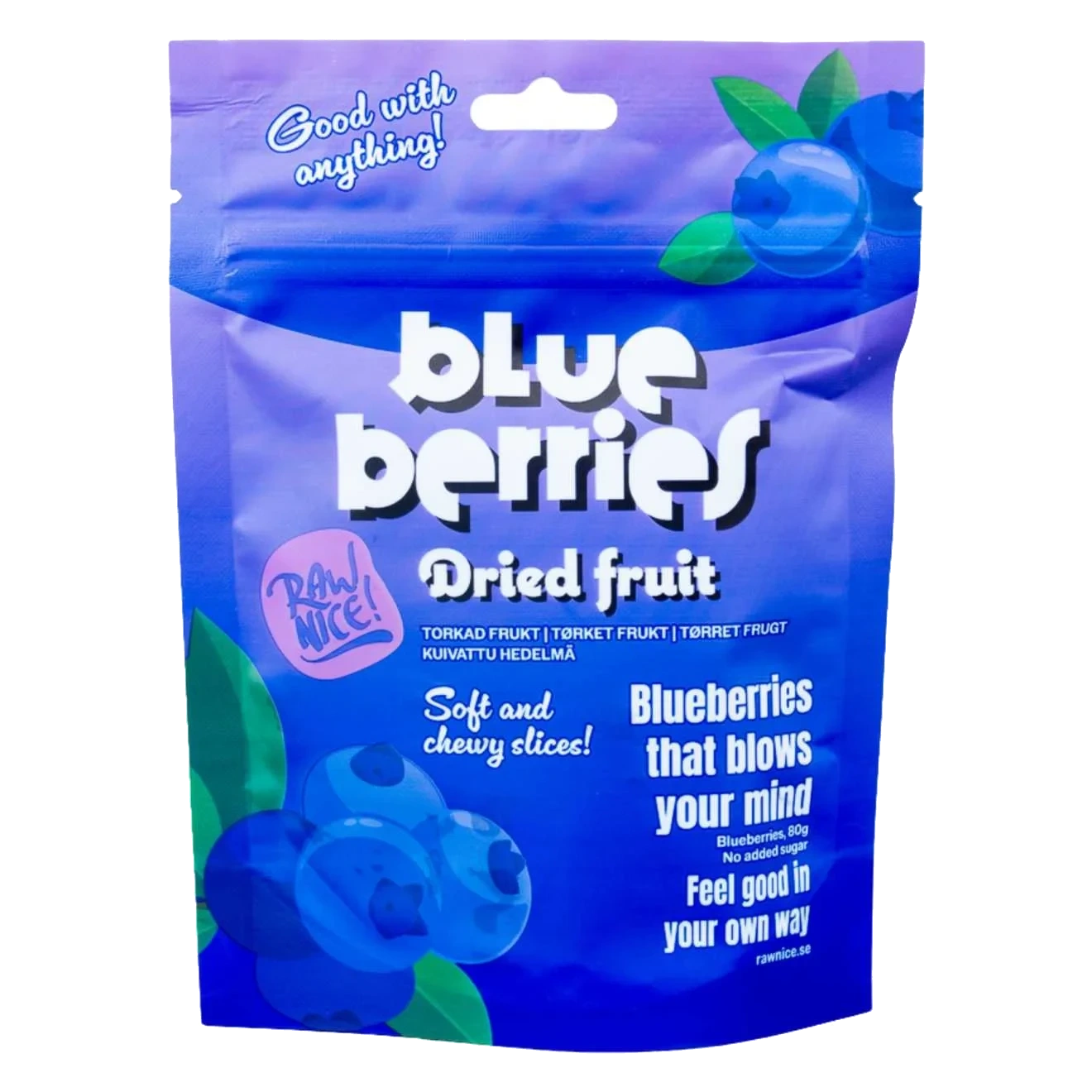 Tørkede Blåbær