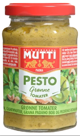 Pestosaus m/Grønne Tomater 180g Mutti