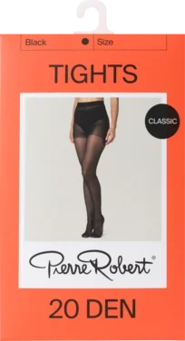 Tights 20 Den Black 40-44 Pierre Robert