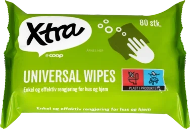 Wipes Universal 80stk Xtra