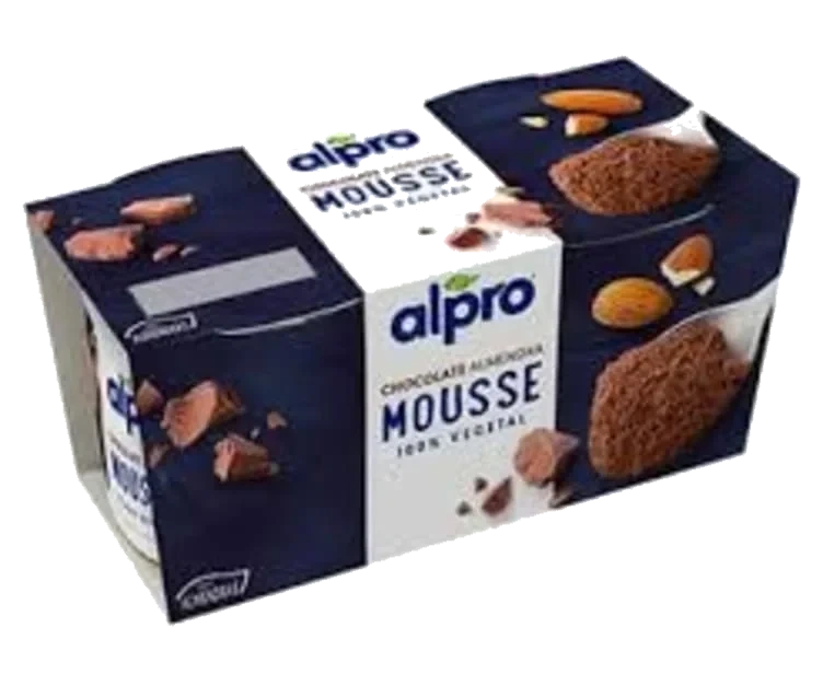 Nutty Mousse Mandel Sjokolade 2x70g Alpro