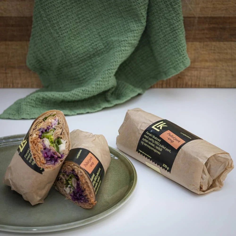 Wrap med pulled pork