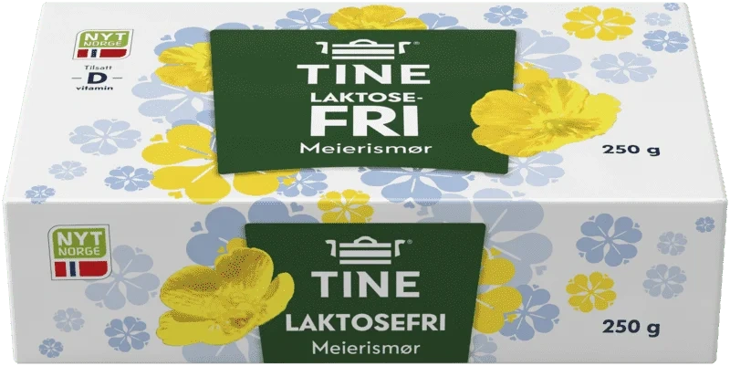 Tine Laktosefri Meierismør 250 G