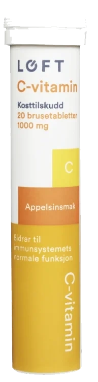 Vitamin C Brusetablett Appelsin 20stk Løft