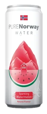 Pure Norway Water Sparkling Watermelon 0,33l