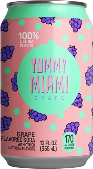 Yummy Miami Grape 355ml