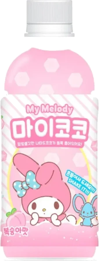Sanrio My Melody Peach Drink 340ml