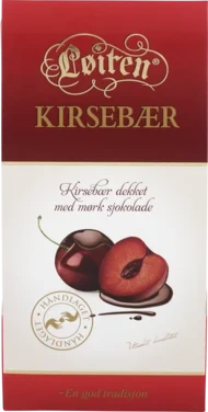 Fruktsjokolade - Kirsebær 150g Løiten