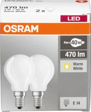 Led Clp40 Matt E14 2pk