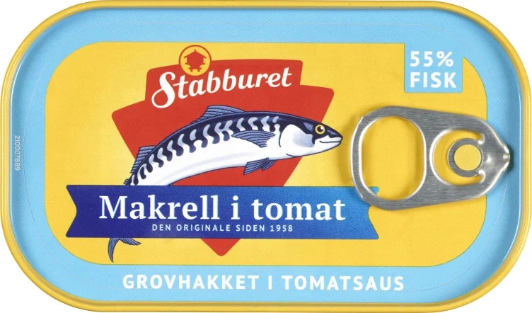 Stabbur-makrell Grovhakket 110g