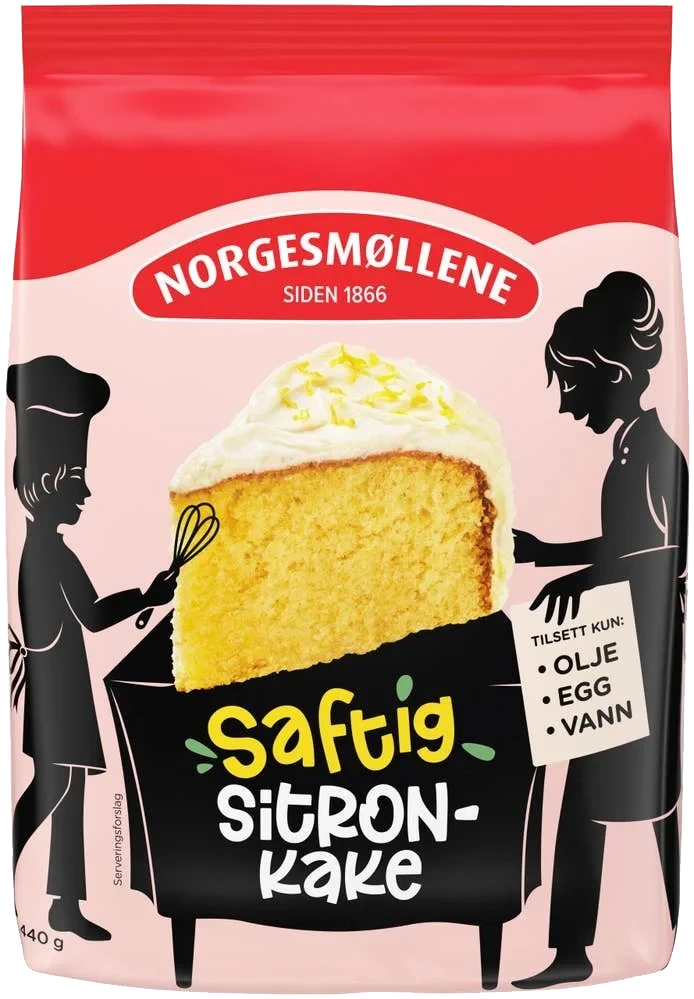 Saftig sitronkake