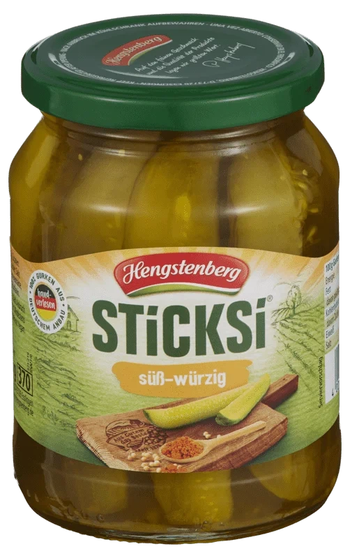 Hengstenberg Syltede Søte Agurker 330g