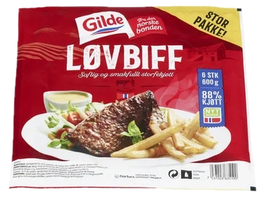 Løvbiff 600g Fr Enh