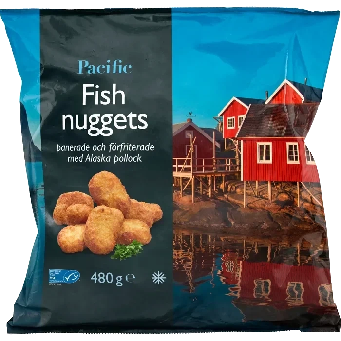 Fish nuggets 480g Pacific brand