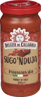 Delizie Di Calabria, Nduja Saus til Pasta - Hot
