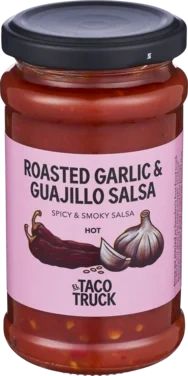 Roasted Salsa Hot Garlic&Guajillo 215g El Taco Truck