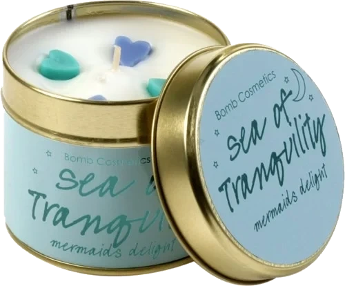 Bomb Cosmetics Tin Candle Sea of Tranquility