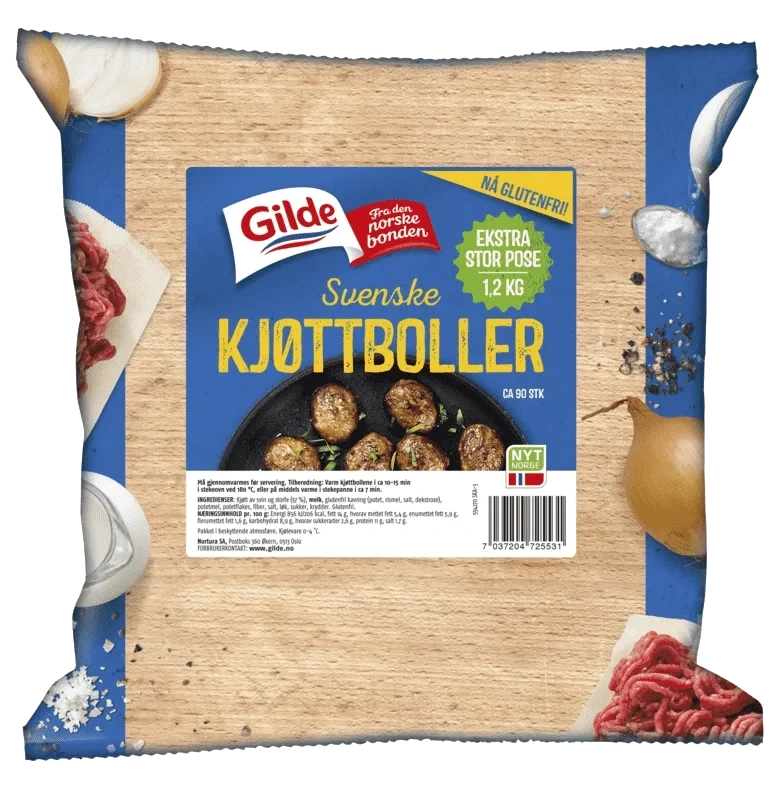 Gilde Svenske Kjøttboller 1,2kg