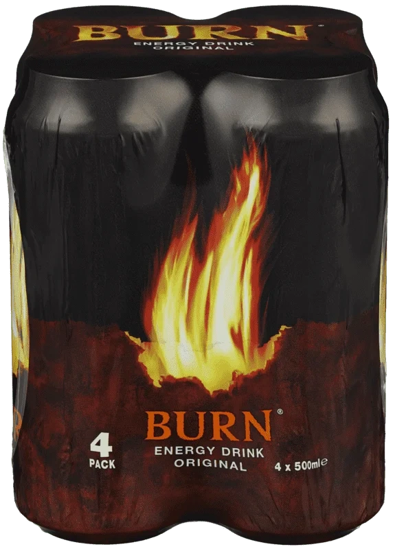 Burn Original 4stk x 0,5l, 2l