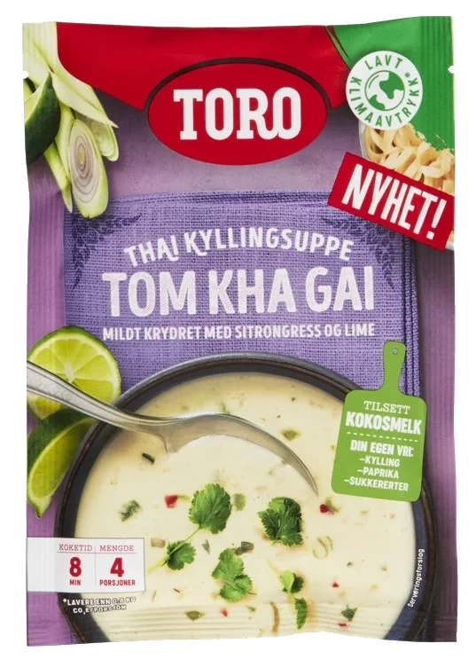 Kyllingsuppe Tom Kha Gai 70g Toro