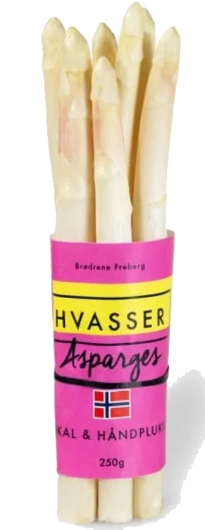 Asparges 250g Hvit Bunt Norsk