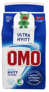 Omo Ultra Hvitt Flytende Refill 490ml