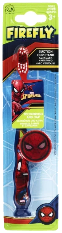 Firefly Tannbørste m/Cap Spidermann 1stk