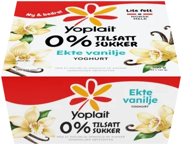 Yoplait 0% Vanilje 4x125g