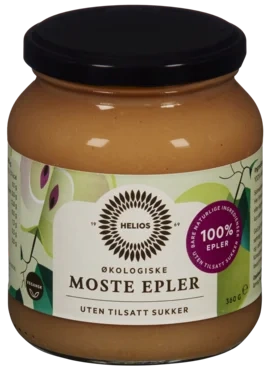Eplemos Usøtet Økologisk 360g Helios