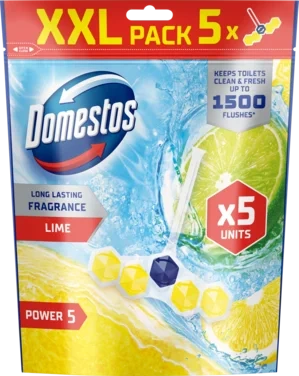 Domestos Wc Block 5-pack Power5 Lime 50g Toalettrengjøring